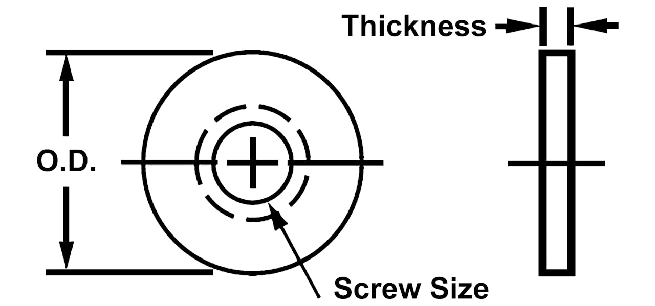 W114051SS Accurate Screw Stainless Steel Threaded Washer Screw  w114051ss-accurate-screw-stainless-steel-threaded-washer-screw