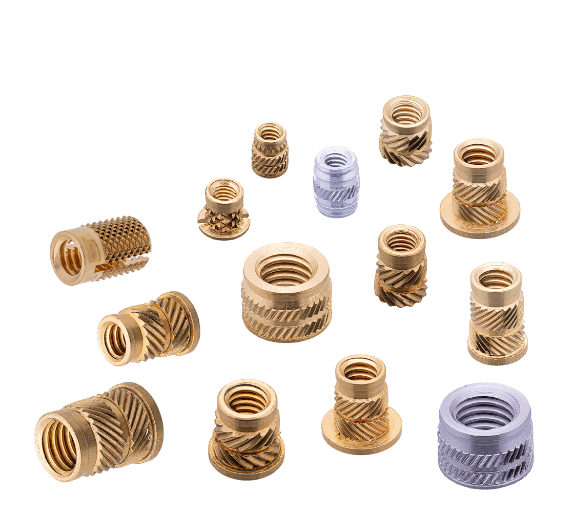 Threaded Inserts for Plastics | Brass Inserts | MW Components