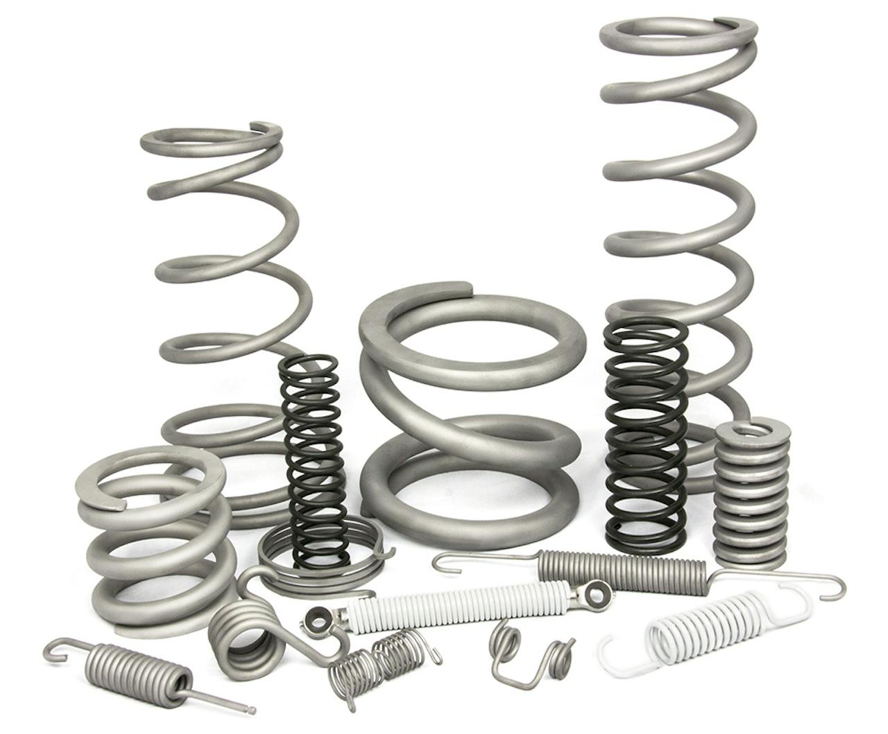 Custom coiled springs - Compression, extension & torsion