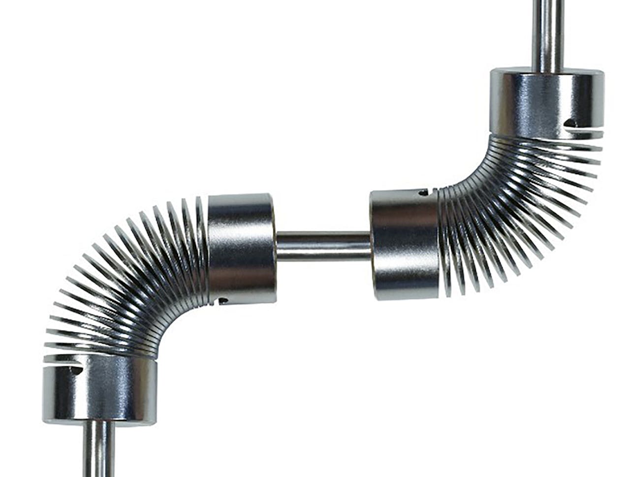 Two connecting universal joints
