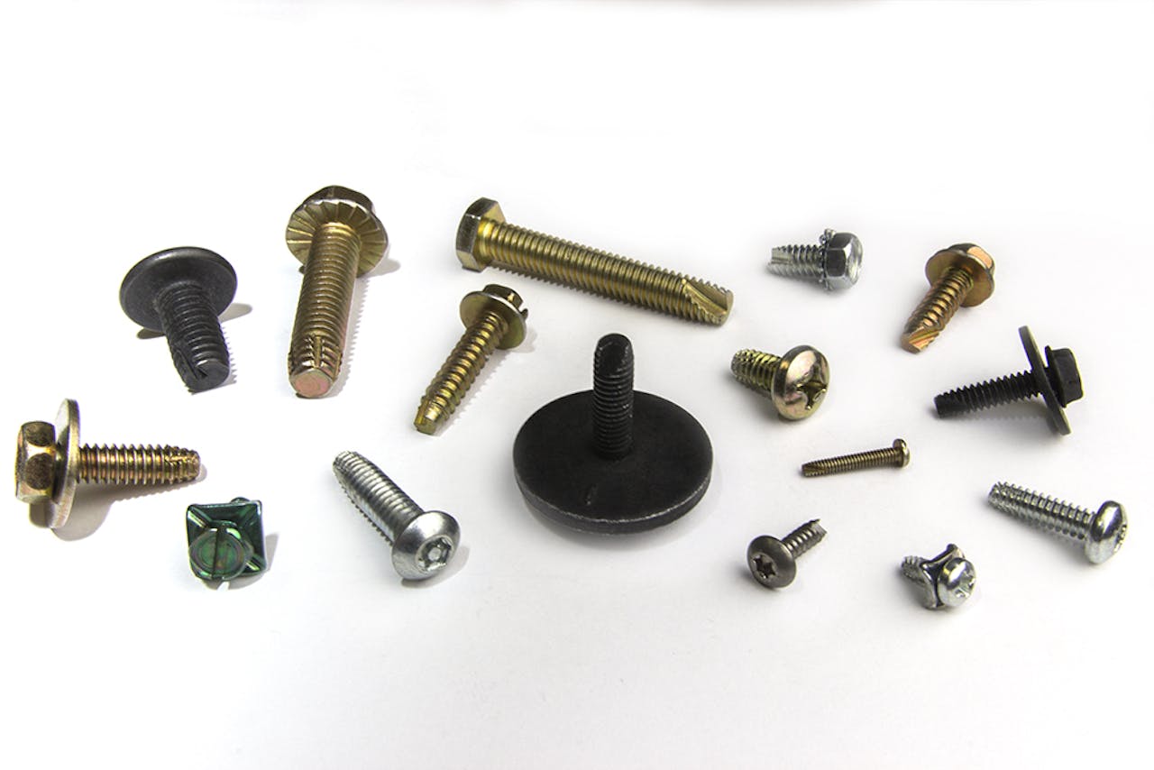 Custom fastener components - Thread cutting screws