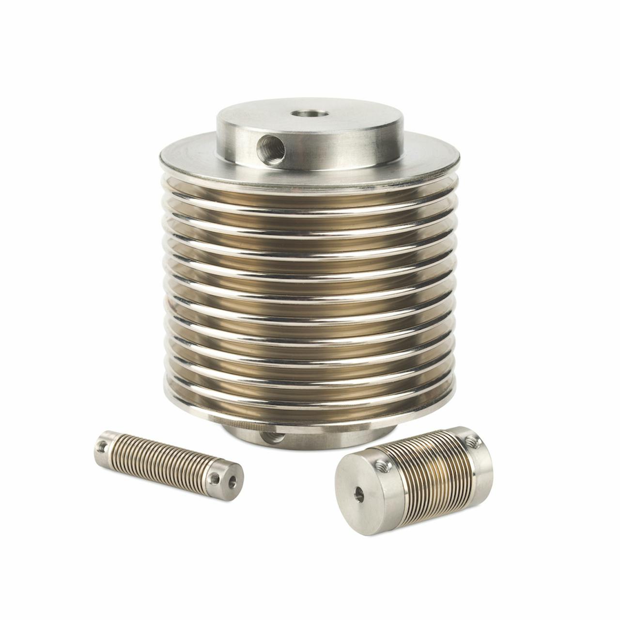 Bellows couplings and flexible shaft couplings