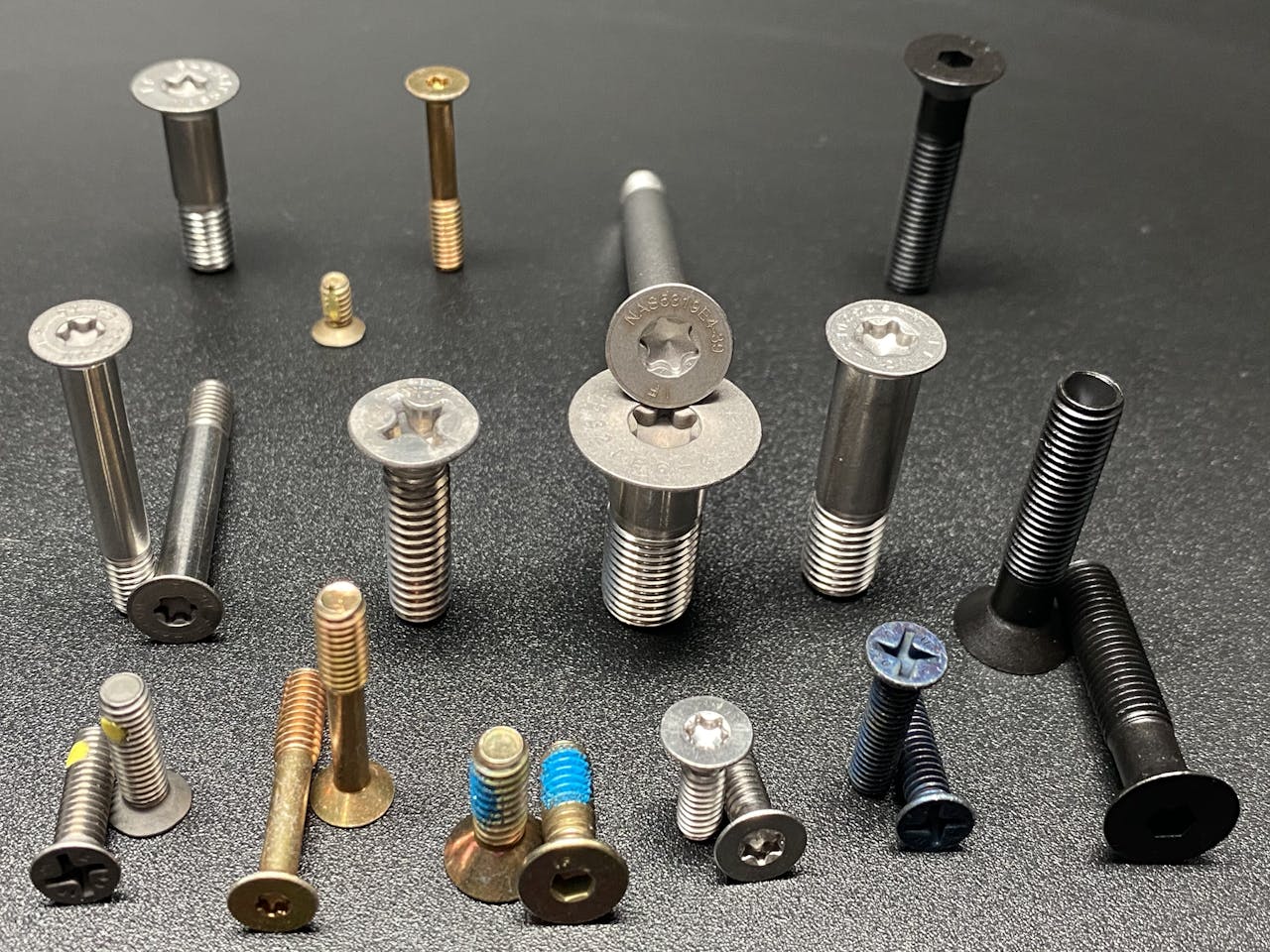 CUSTOM FLAT HEAD AND ANGLE HEAD NAS AND MIL SPEC FASTENERS