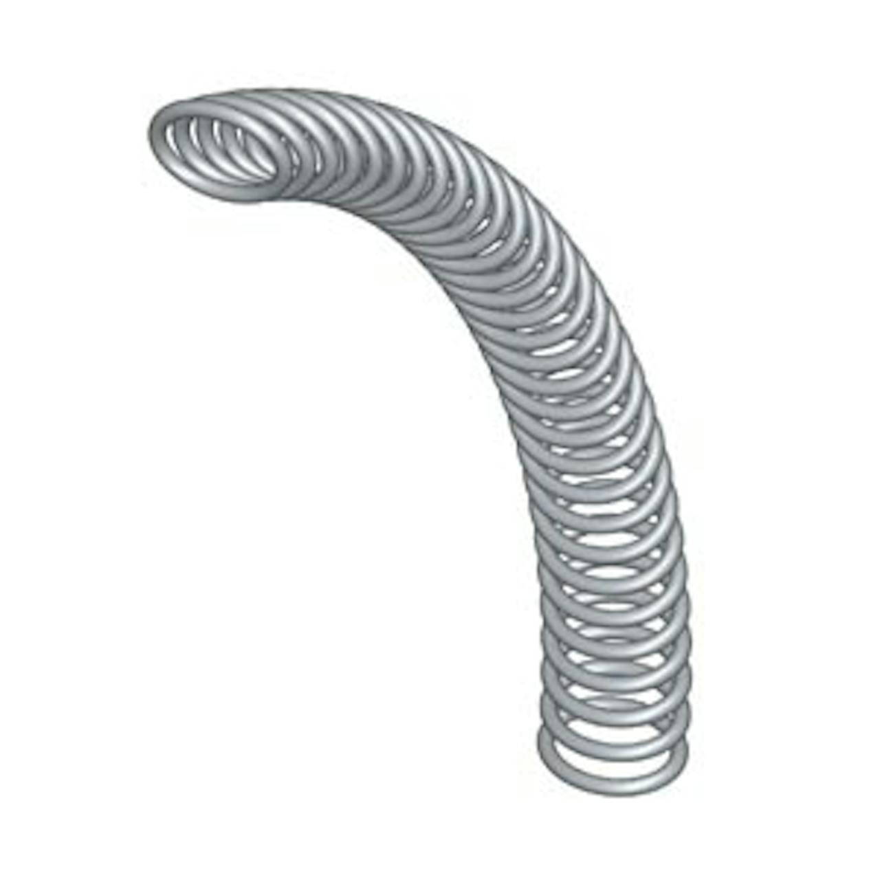 Rendering canted coil spring