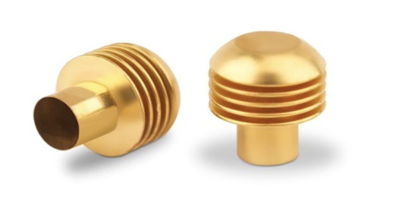 Gold bellows electrical contacts from Servometer