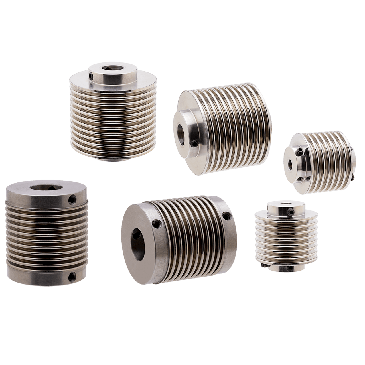 Electrodeposited bellows couplings - flexible shaft couplings