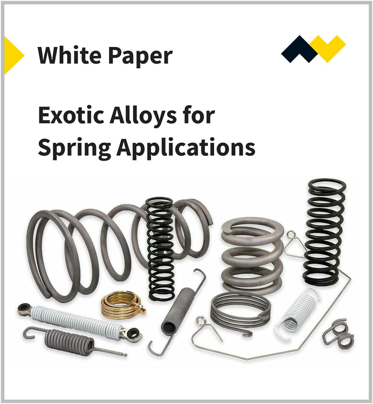 Exotic Alloys for Spring Applications