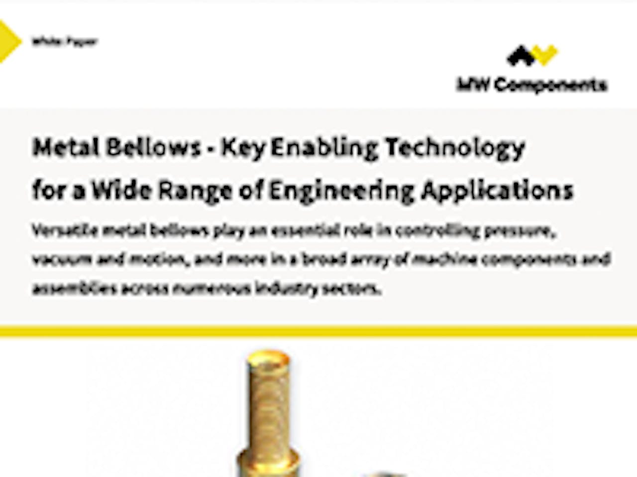 White paper cover: bellows technology