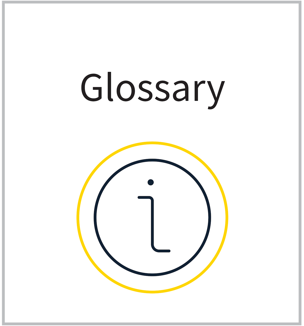 Glossary Icon