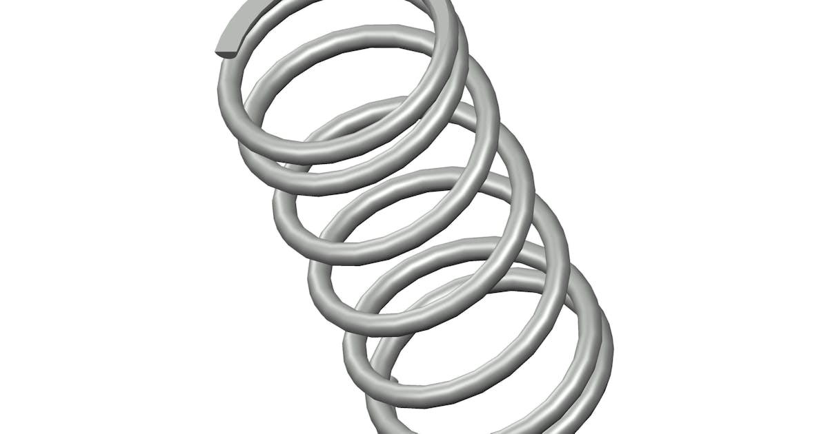 10491CS | Century Spring - 1 Inch length Spring Steel Compression…