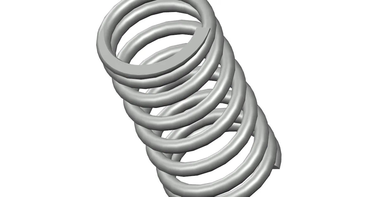 Tescom Component 1049 Spring Spring Steel Comp Spring - 2.31 L | 10995CS | MW Components