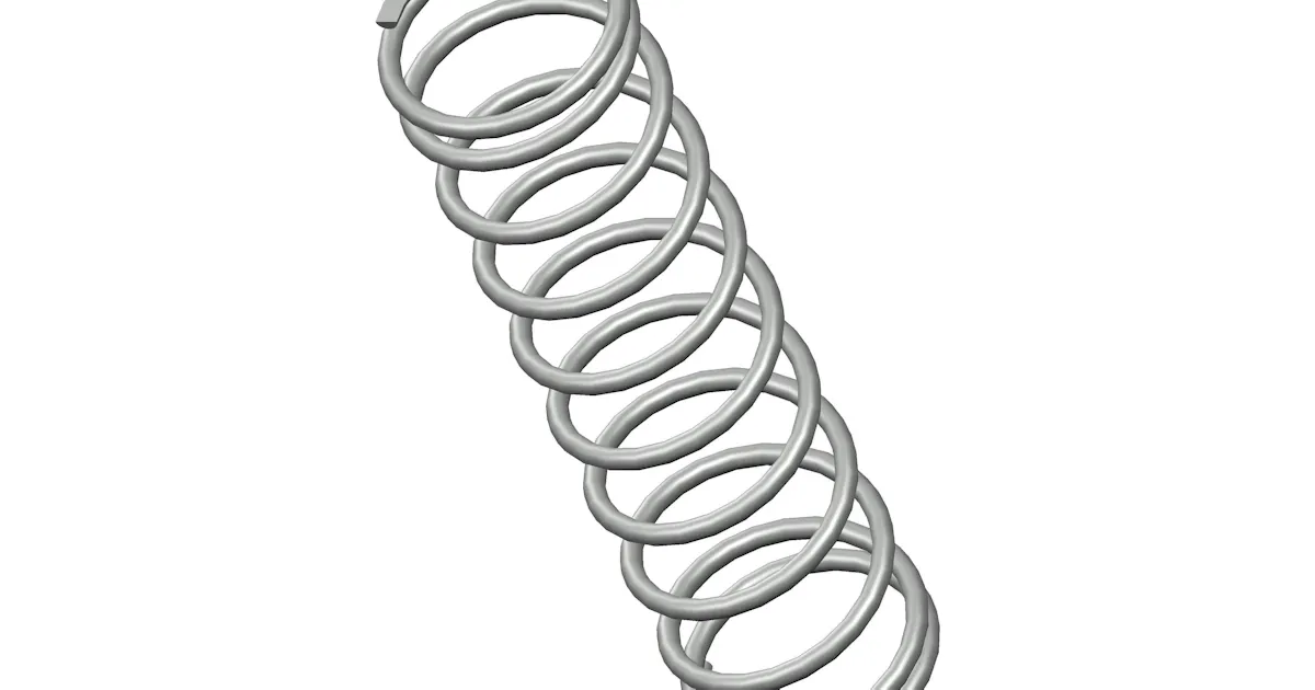 Spring Steel Compression Spring - 3.25 L | 1567CS | MW Components