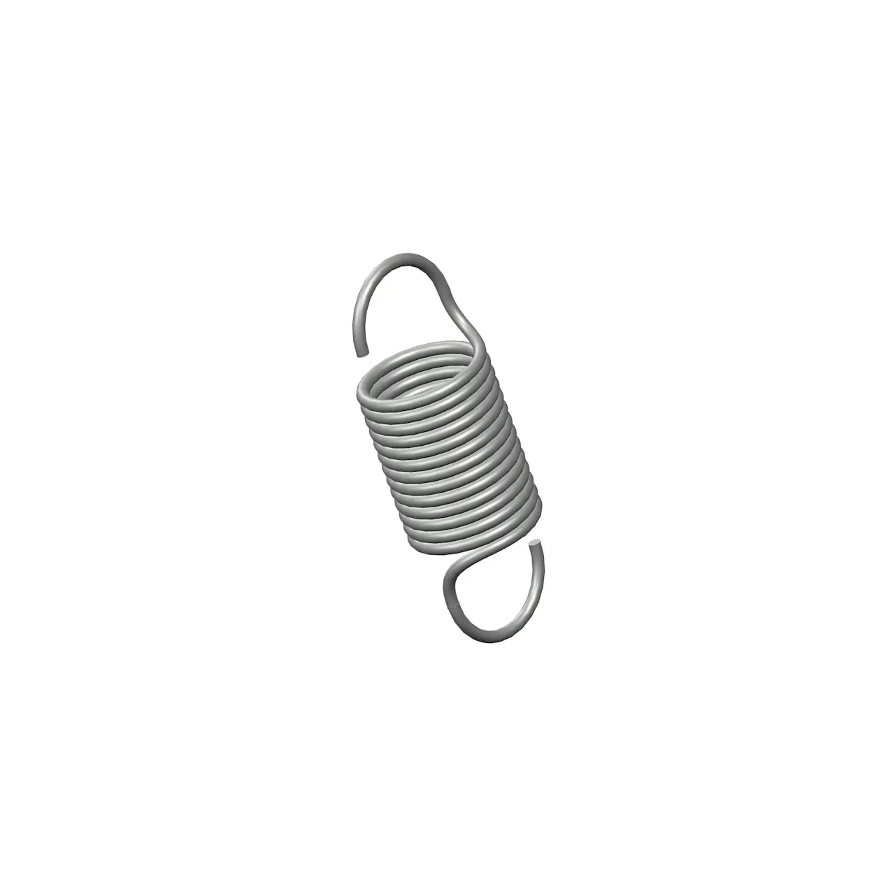188CS - 3 Inch High Carbon Steel Extension Springs | Century Spring…