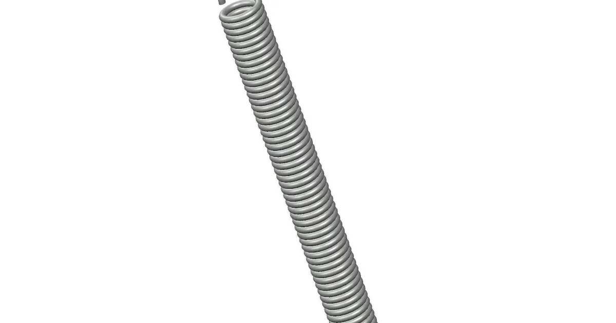 203-CCS | Century Spring - 1 Inch Spring Steel Extension Springs