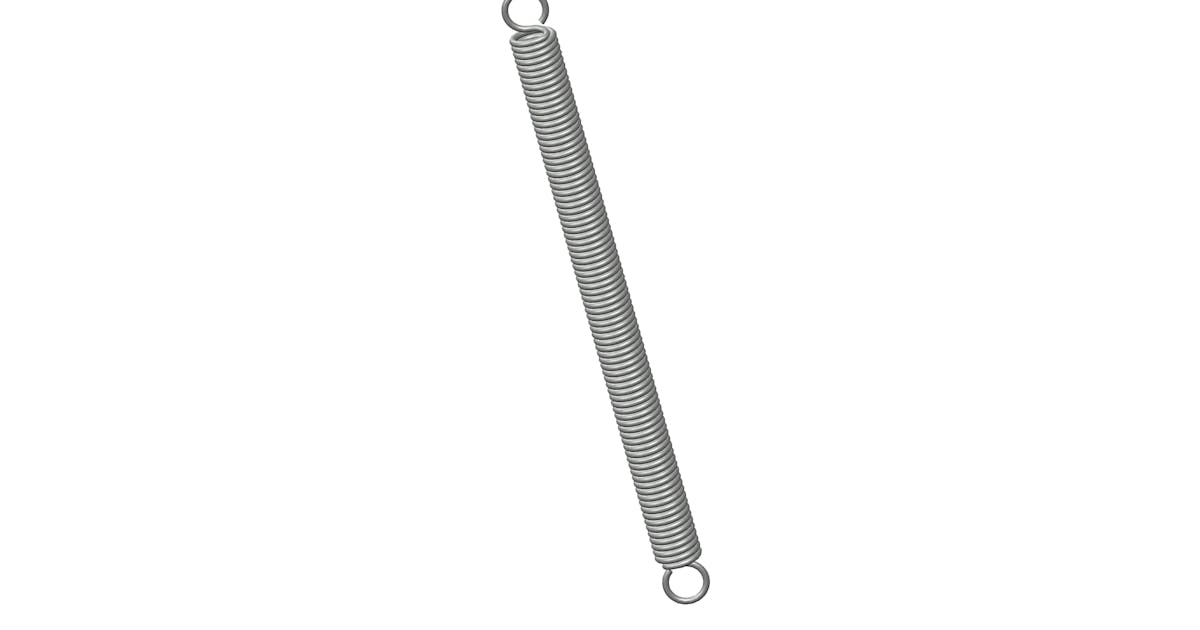 244CS | Century Spring - 7 Inch High Carbon Steel Extension Springs