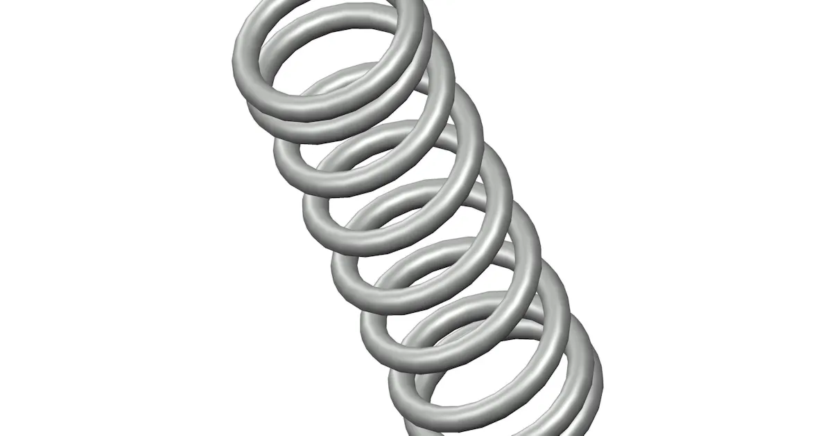 Cd Rom Rom Spring Spring Steel Compression Spring - 1 L | 2581CS | MW Components