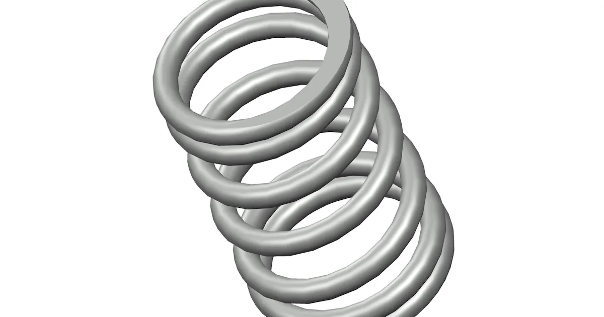 8 Inch Ss Spring Spring Steel Compression Spring - 8 L | 4083CS | MW Components