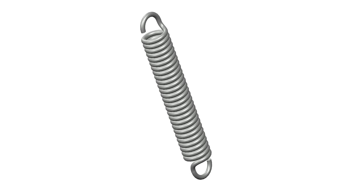 5137CS | Century Spring - 4 Inch High Carbon Steel Extension Springs
