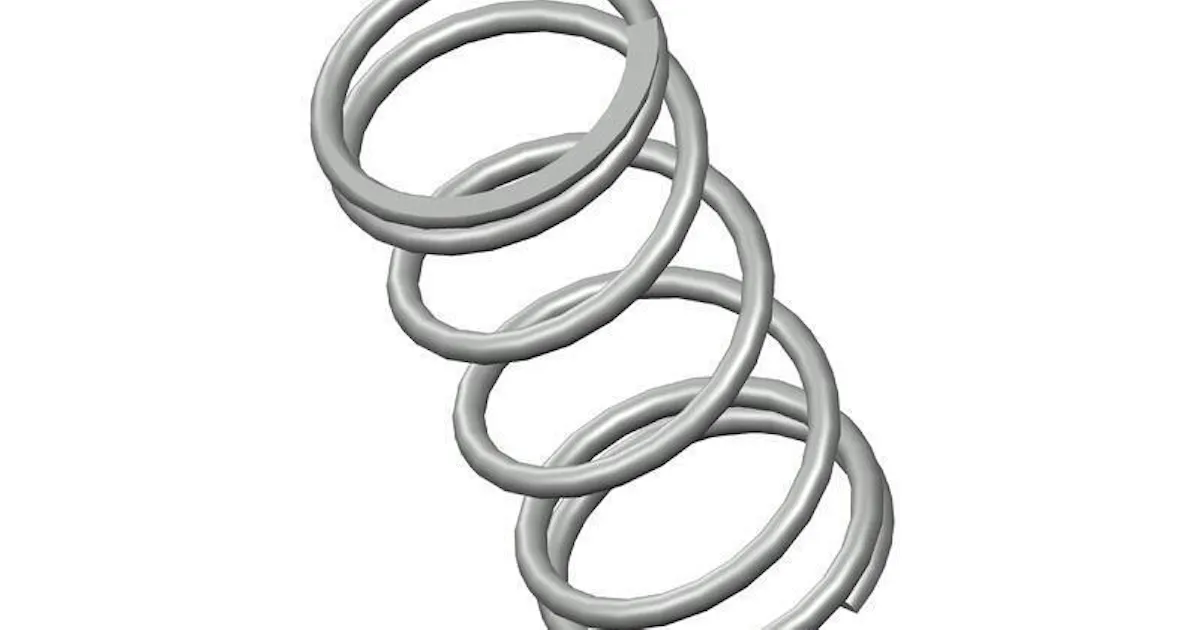 Tescom Component 1049 Spring Spring Steel Compression Spring – 1 L | 71494CS | MW Components