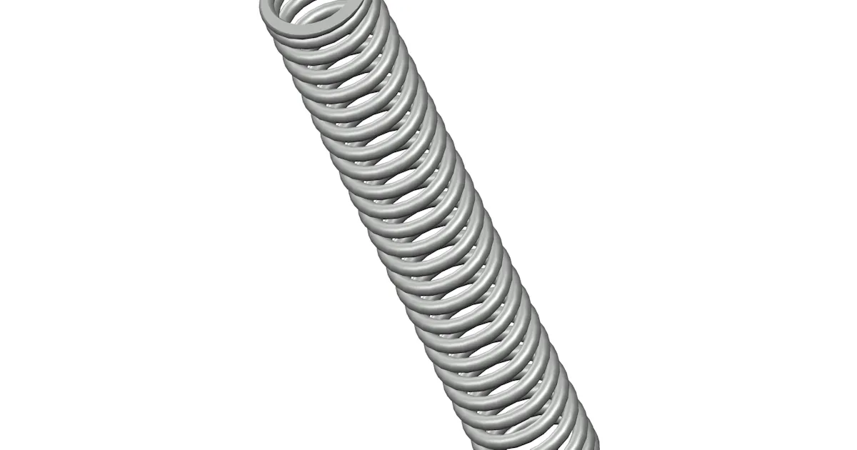 8 Inch Ss Spring Spring Steel Compression Spring - 8 L | 849CS | MW Components