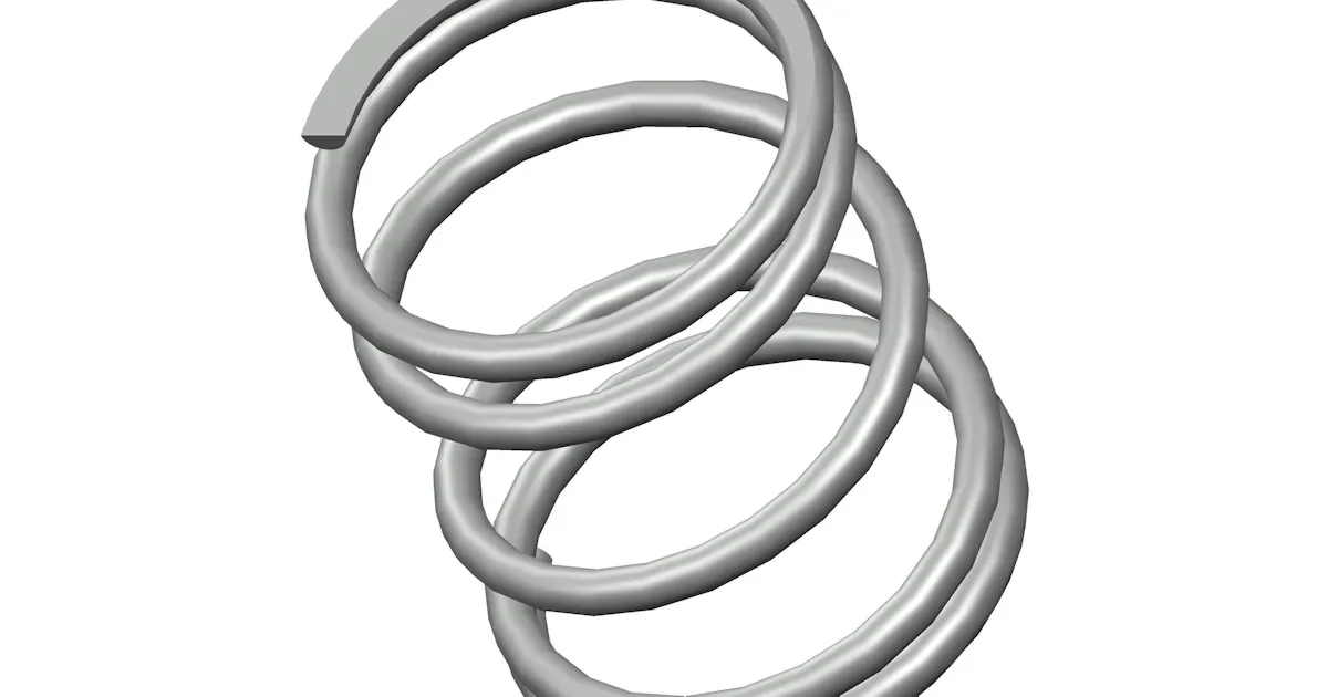 Spring Component Sfd 3400 Small Spring Steel Compression Spring - 0.53 L | B-48CS | MW Components
