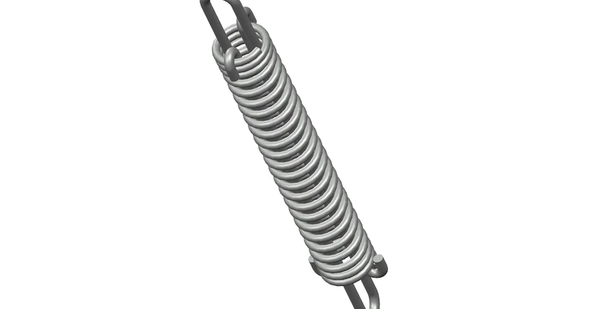 Spr Steel Drawbar Spring – 19.375